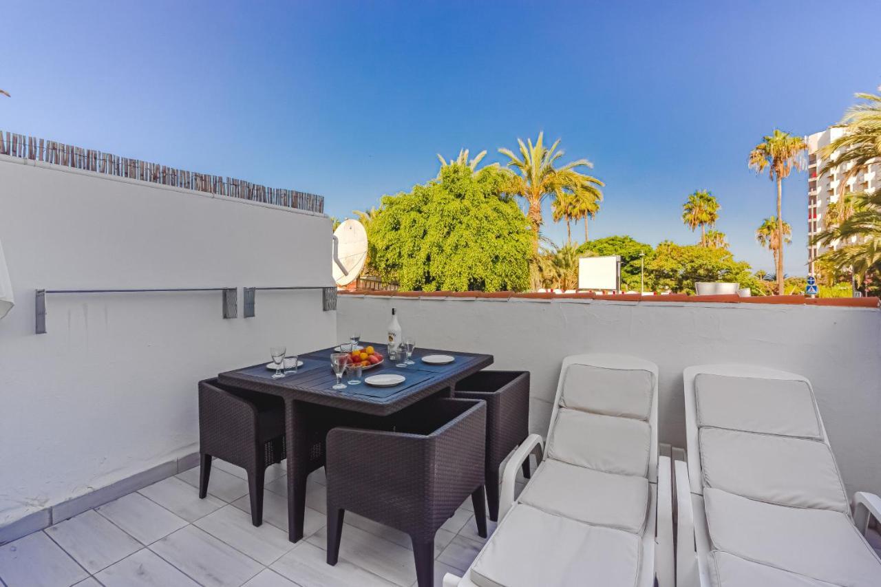 Fantastic Large Studio In Front Of Beach Heated Pool Wifi Arona  Exterior photo